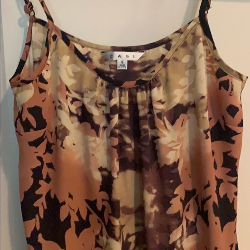 Cabi dressy tank with adjustable straps